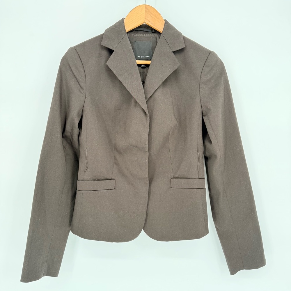 The Limited NWT Black Blazer Jacket 0 Corpcore Classic Dark Academia Minimalist